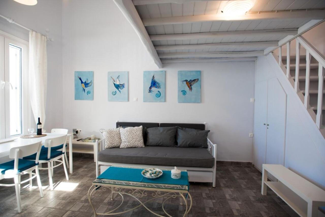 Traditional Split Level House In Mykonos Town Villa Exterior foto
