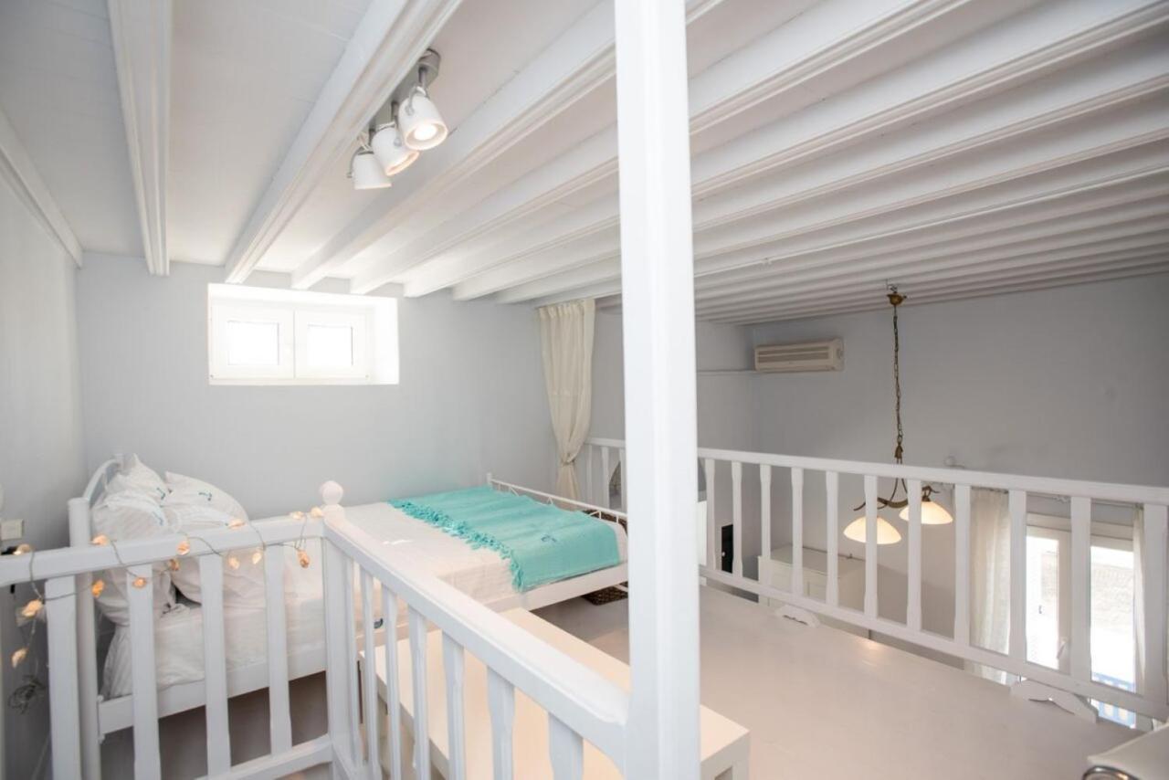 Traditional Split Level House In Mykonos Town Villa Exterior foto