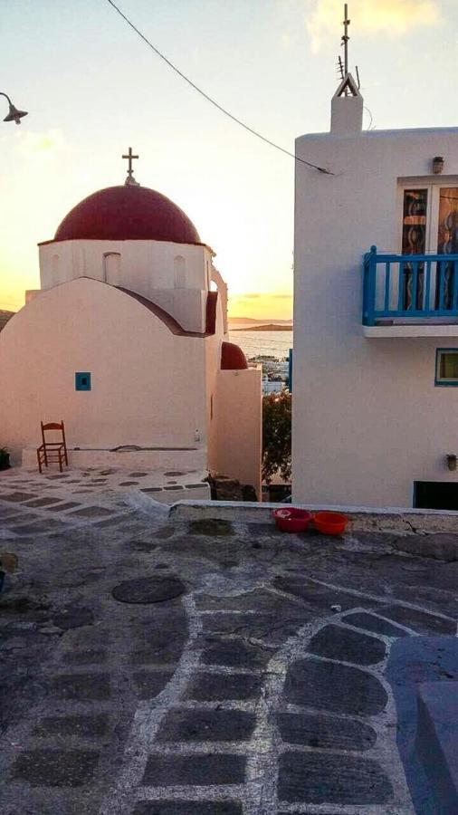 Traditional Split Level House In Mykonos Town Villa Exterior foto